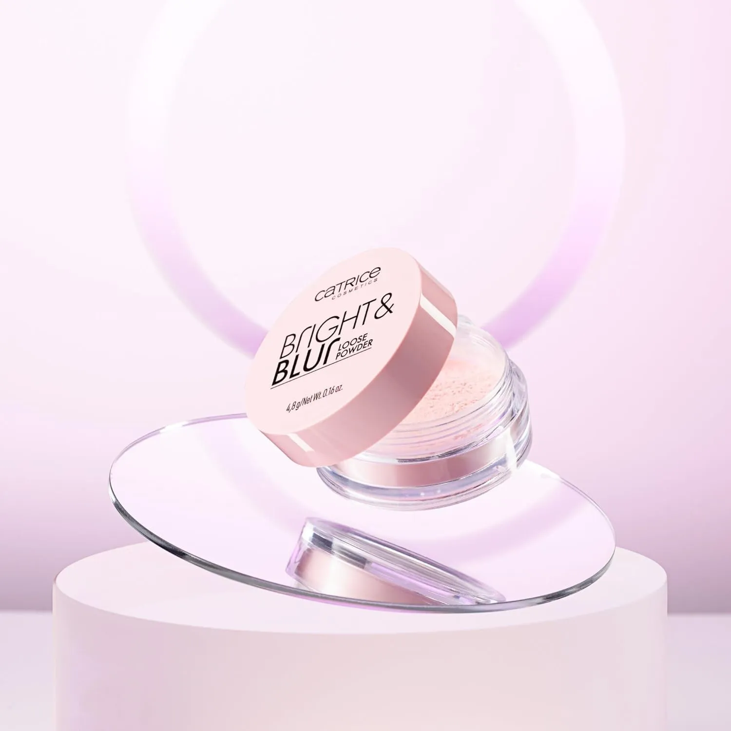 | Bright & Blur Loose Powder | Lightweight, Instant Blur, Soft Matte Finish | Vegan & Cruelty Free (010 | Soft Pink)