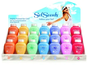 — RESELLER — Display of Sol Scents Creams - Large Size with 21 Bottles