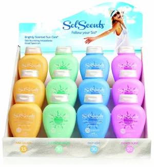 — RESELLER — Display of Sol Scents Creams - Small Size with 12 Bottles
