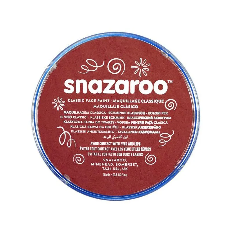 ■ Snazaroo - Classic Face Paint - 18ml - Burgundy