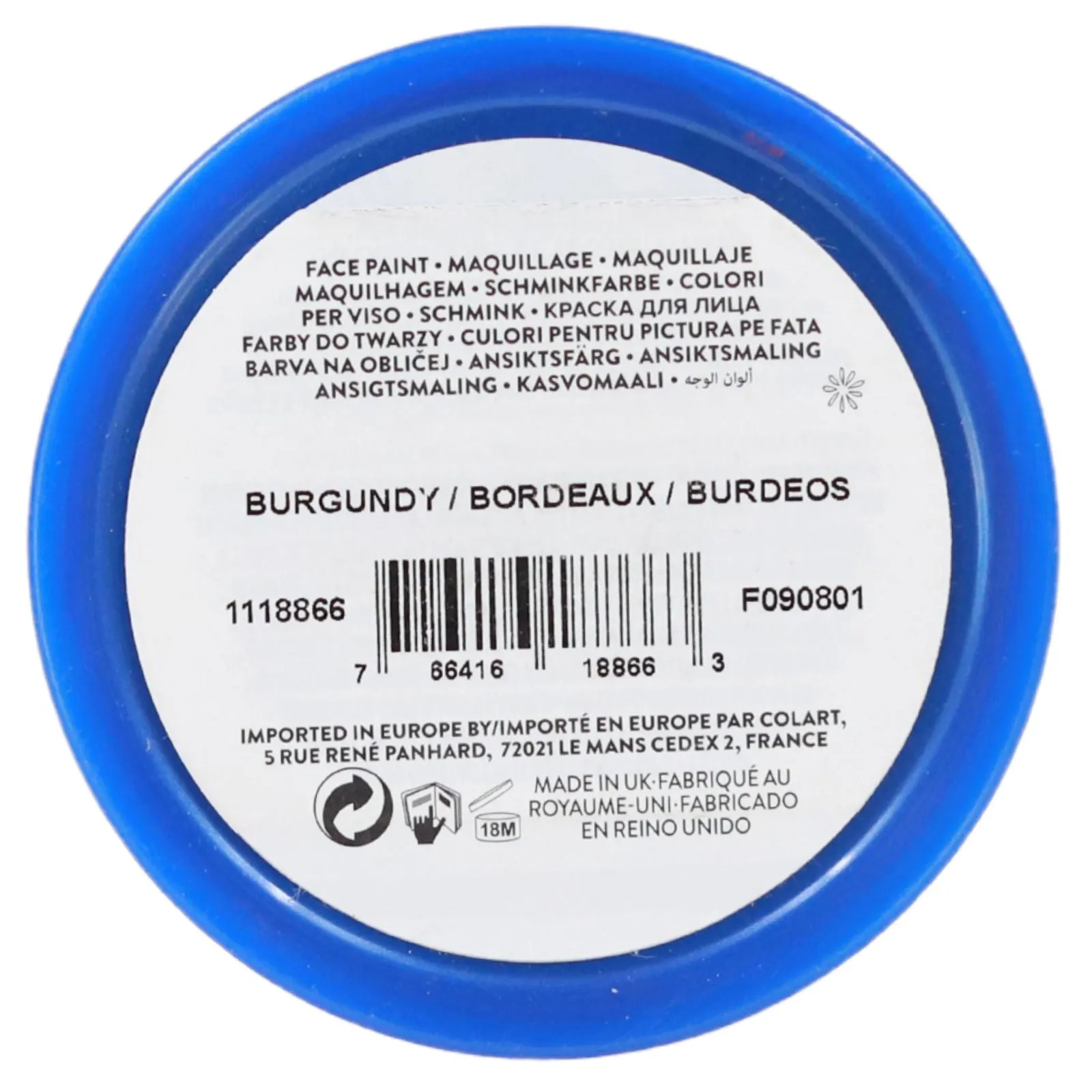 ■ Snazaroo - Classic Face Paint - 18ml - Burgundy