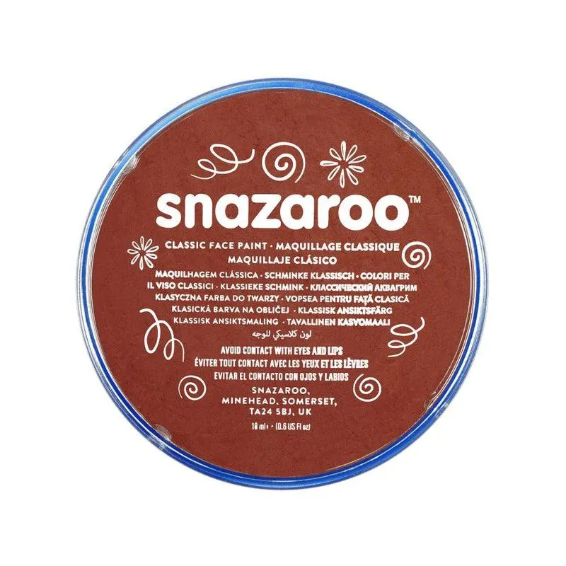 ■ Snazaroo - Classic Face Paint - 18ml - Rust Brown