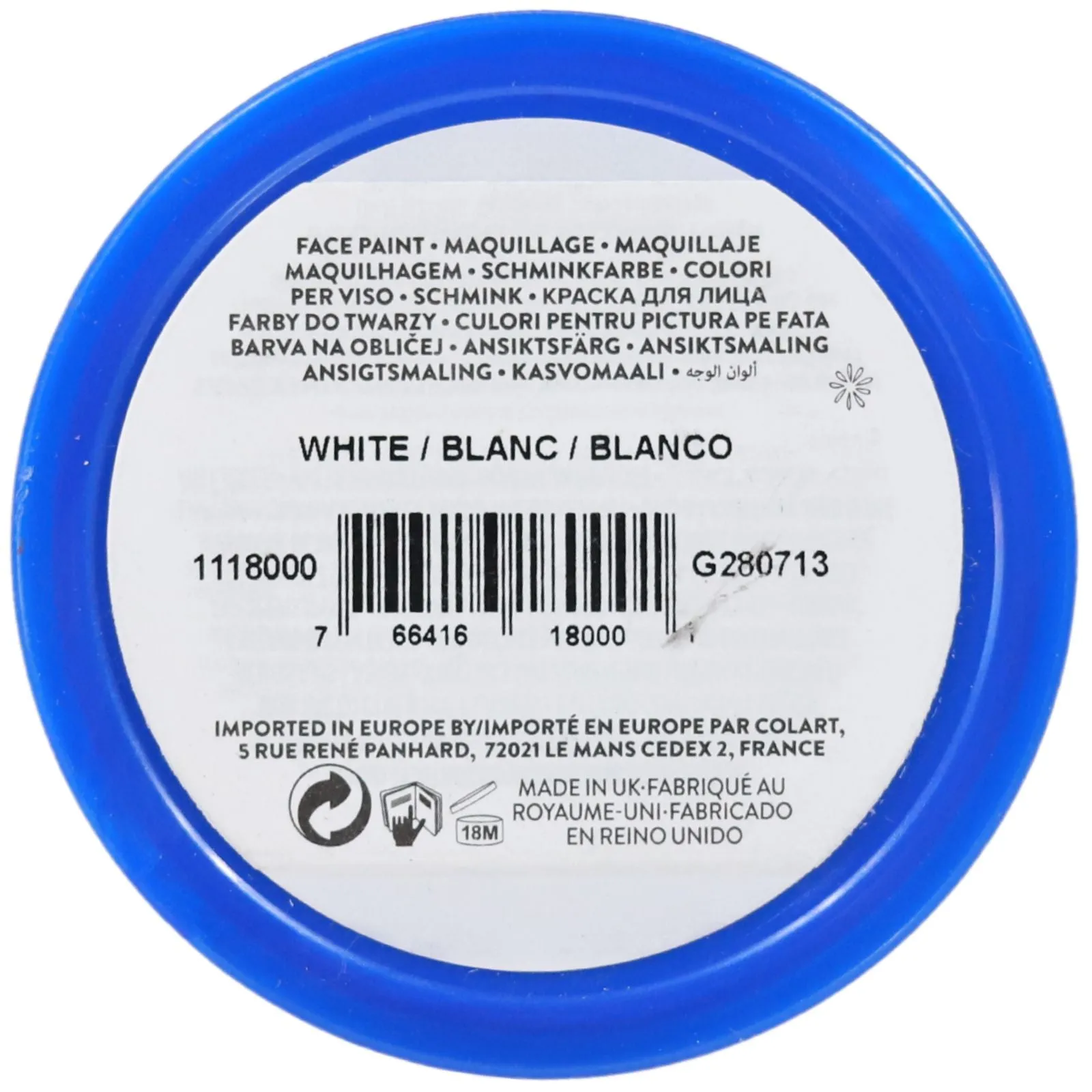 ■ Snazaroo - Classic Face Paint - 18ml - White