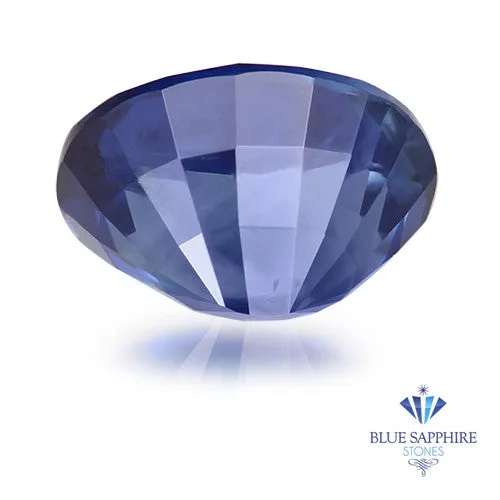 0.62 ct. Unheated Oval Blue Sapphire