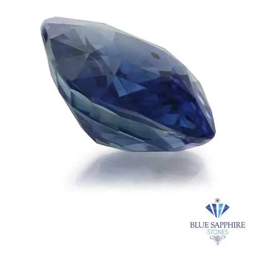 0.99 ct. Unheated Cushion Blue Sapphire