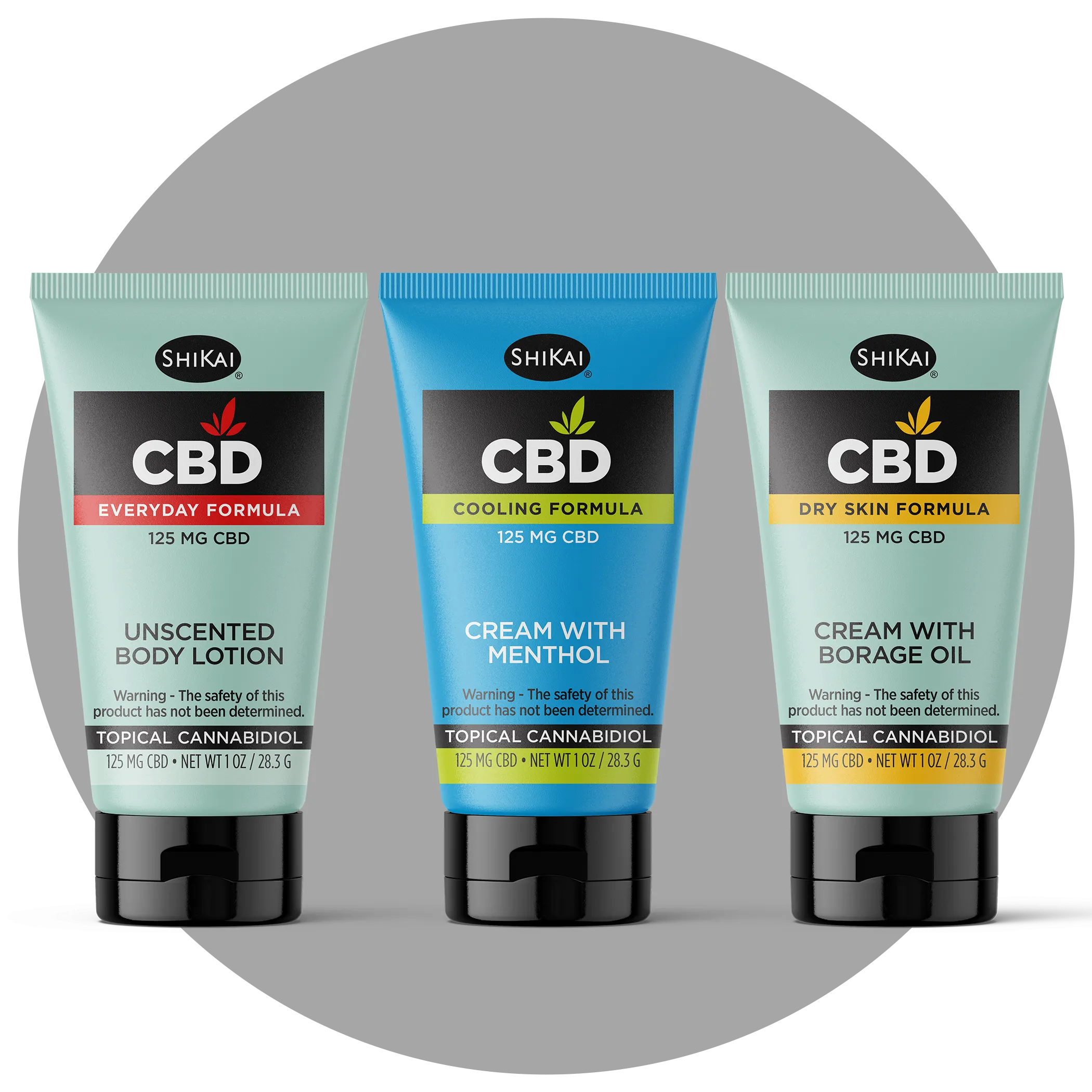 1 oz CBD Creams | 125mg CBD (3 pack)