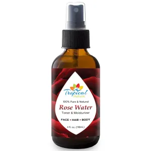 100% Pure Rose Water 4oz