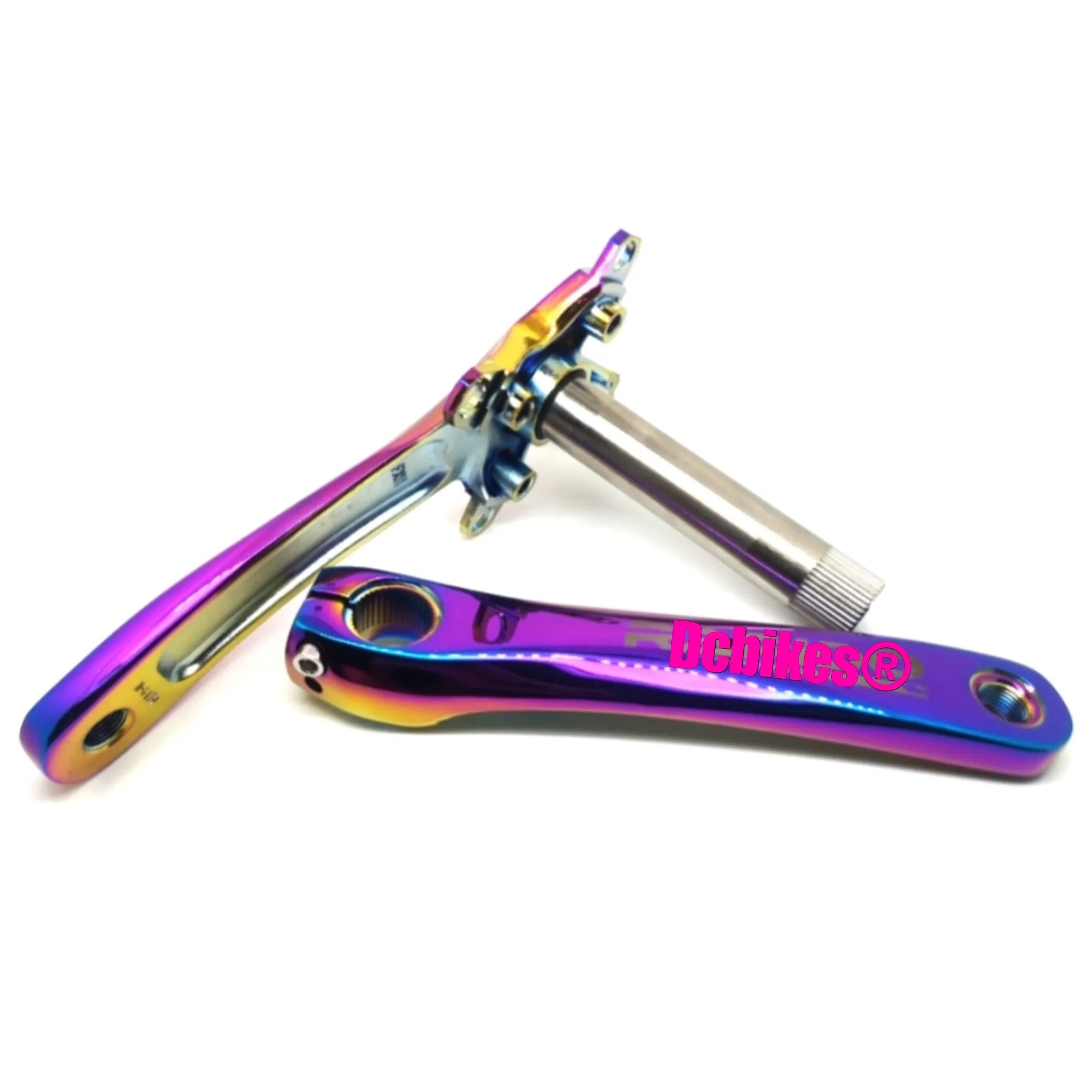 104bcd Oil Slick 24mm Hollowtech MTB Road Crank Arms   68mm | 73mm BSA Threaded Bottom Bracket BB