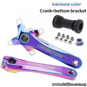 104bcd Oil Slick 24mm Hollowtech MTB Road Crank Arms   68mm | 73mm BSA Threaded Bottom Bracket BB