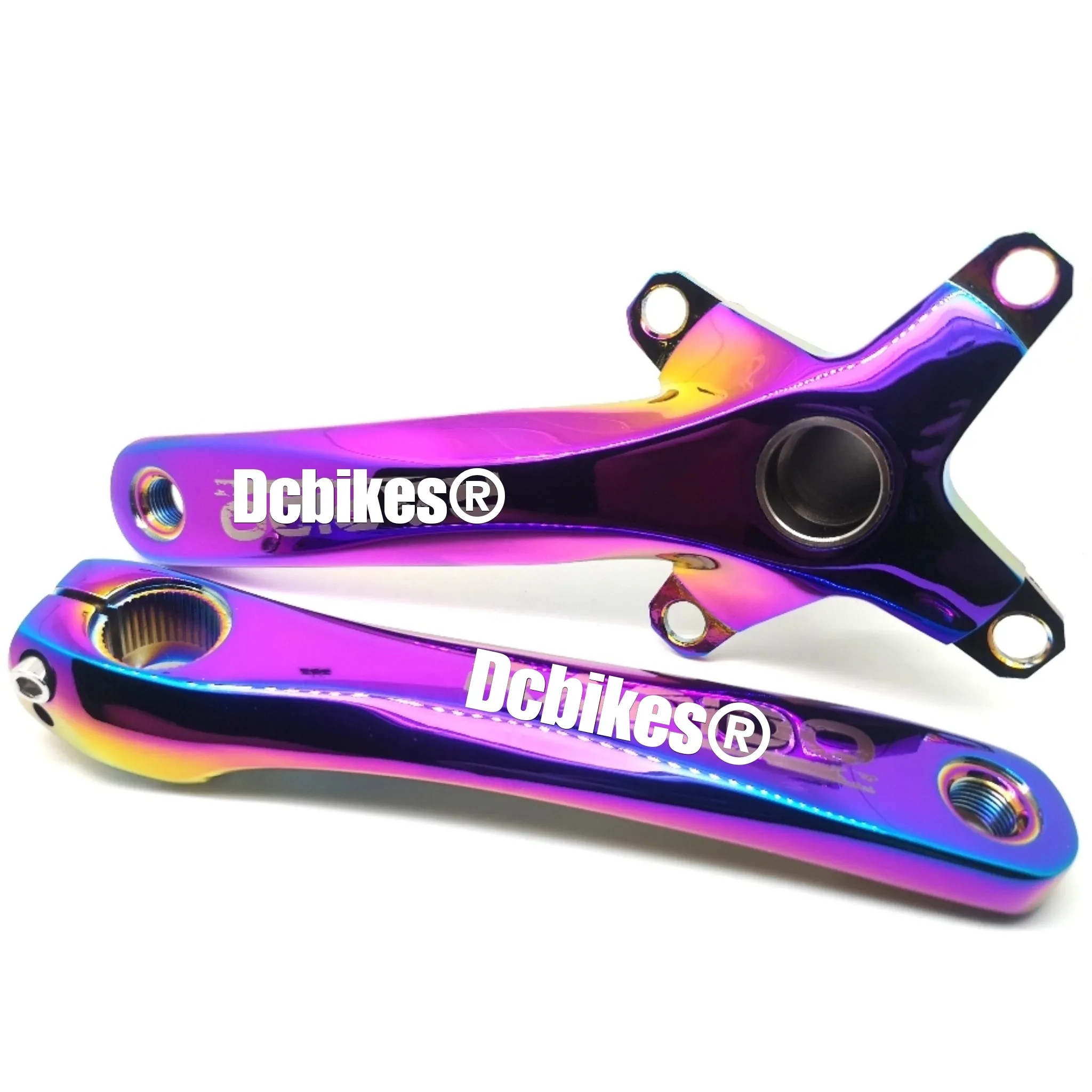 104bcd Oil Slick 24mm Hollowtech MTB Road Crank Arms   68mm | 73mm BSA Threaded Bottom Bracket BB