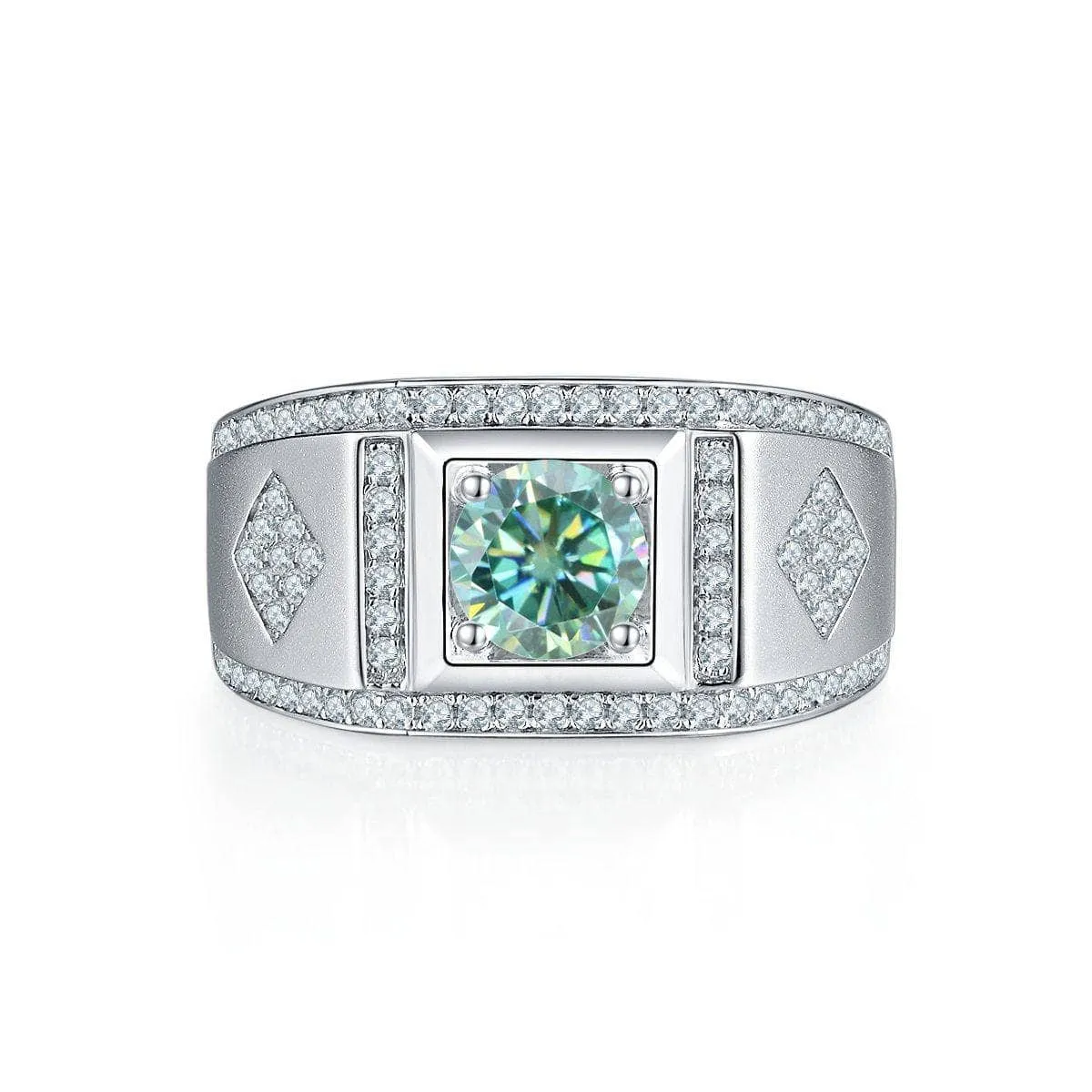 1.0ct Round Diamond Channel Men's Ring