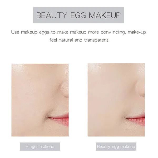10pcs Mini Makeup Sponge Beauty Sponge Blender Set Foundation Blending Sponges