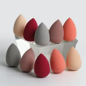 10pcs Mini Makeup Sponge Beauty Sponge Blender Set Foundation Blending Sponges
