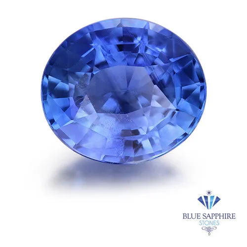 1.14 ct. Unheated Oval Blue Sapphire
