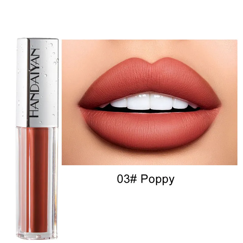 12 colors of waterproof long-lasting wet lip gloss