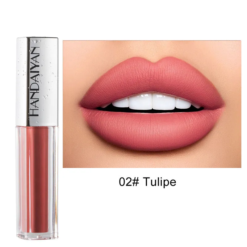 12 colors of waterproof long-lasting wet lip gloss