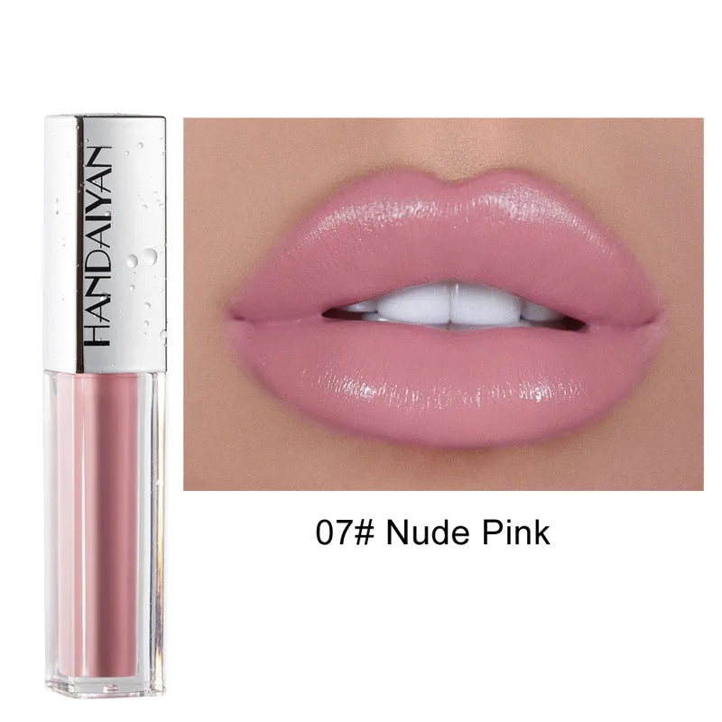 12 colors of waterproof long-lasting wet lip gloss