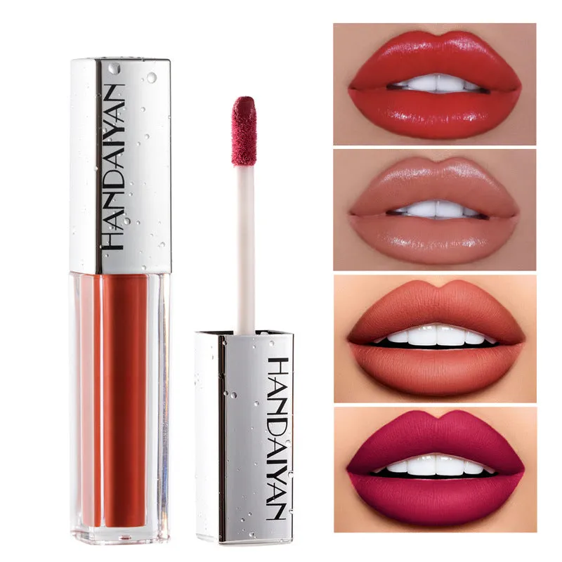 12 colors of waterproof long-lasting wet lip gloss