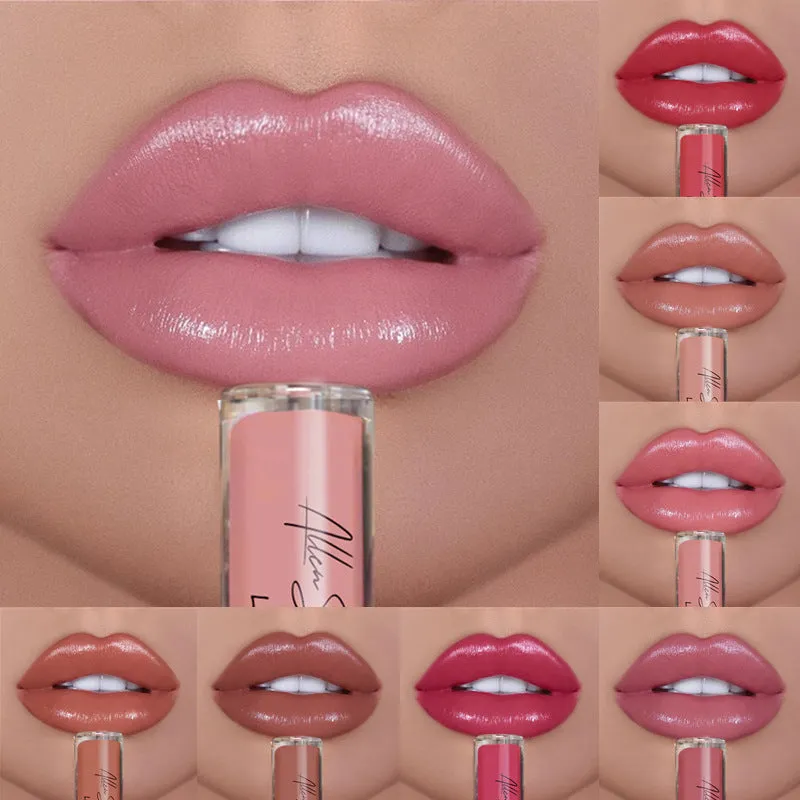 12 colors waterproof long lasting wet lip gloss plumping liquid lipstick