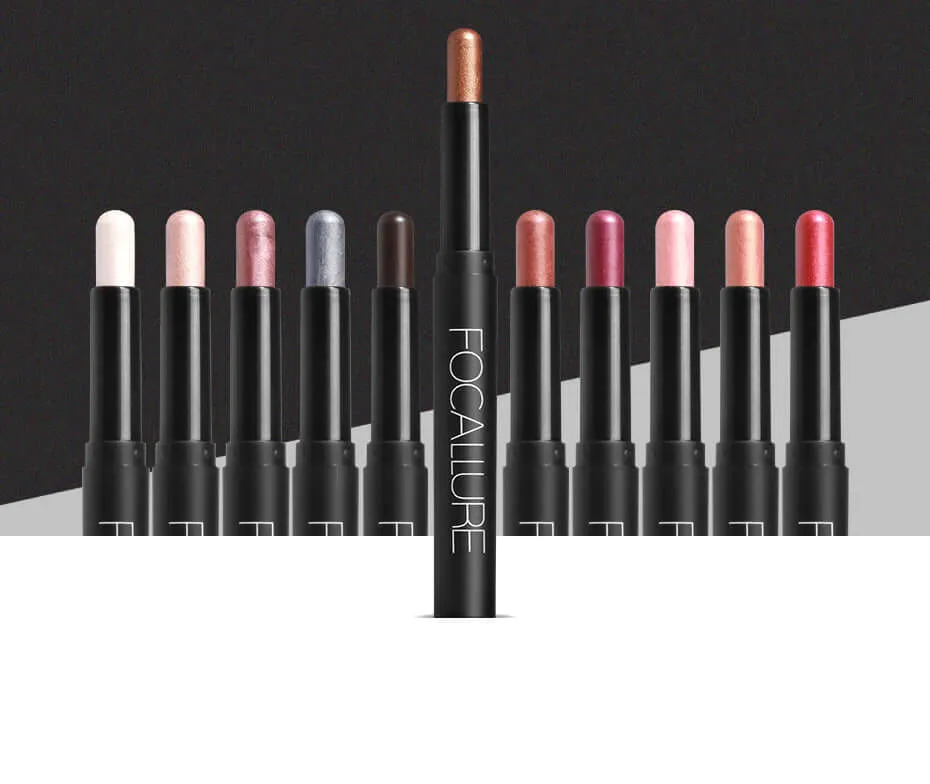 12Colors Eyeshadow  Pencil Highlighter Shimmer Eyes