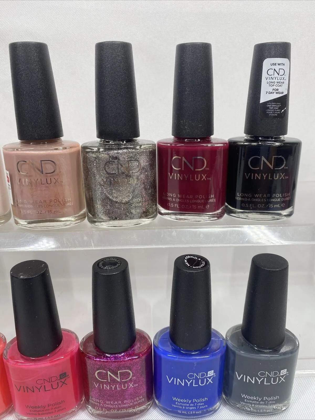(14) CND Vinyl Lux Weekly & Long Wear Nail Polish No Repeats Bulk Lot VINYLUX