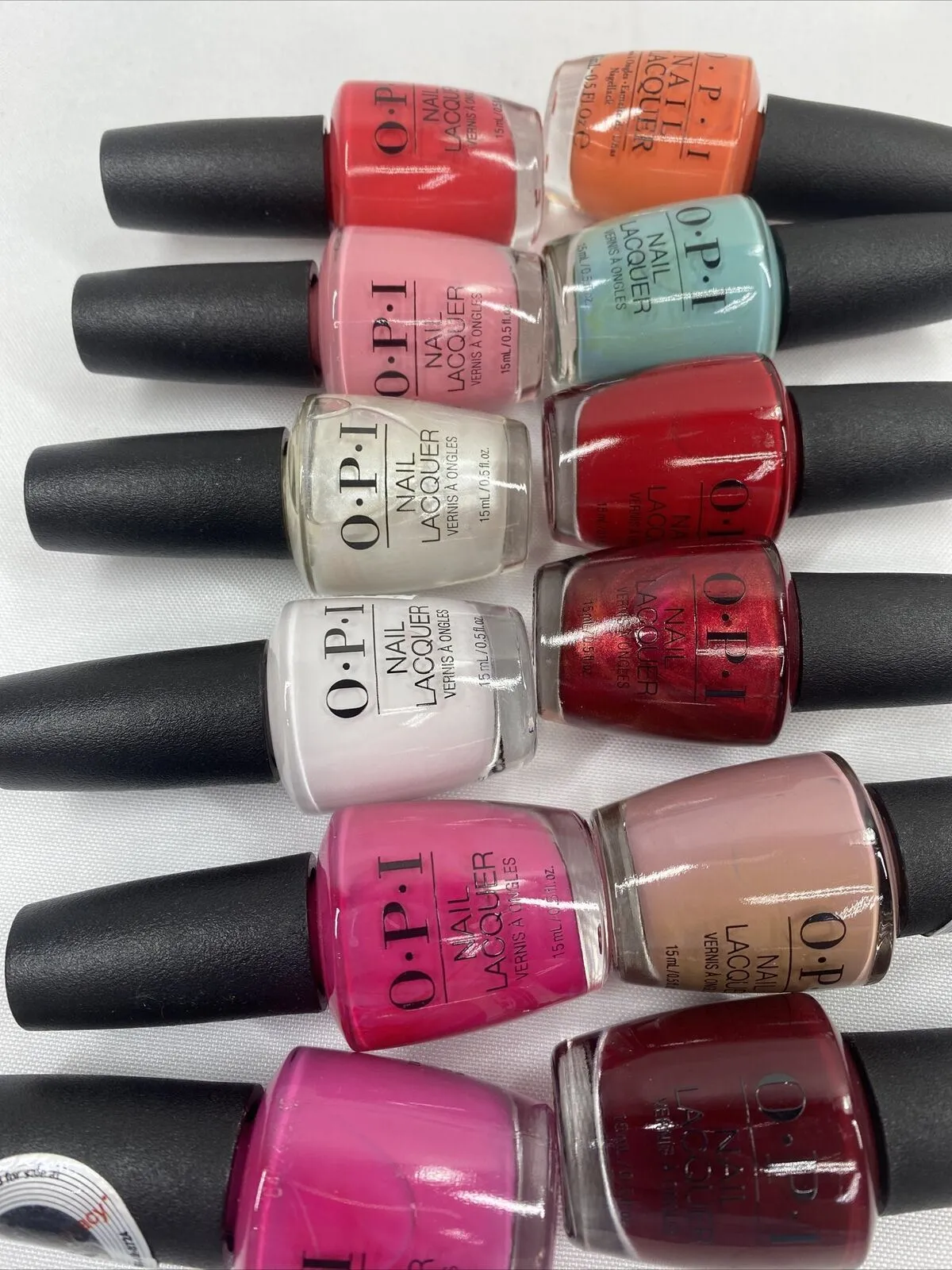 (14) OPI Nail Polish LACQUER  Color No Repeats O P I Nude Pink Red Blue Bulk Lot