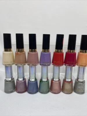 (14) revlon Super Lustrous Nail Enamel Polish No Repeats Bulk Lot HoloChrome