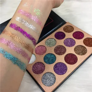 15 Color Shimmer Pigment Diamond Eyeshadow