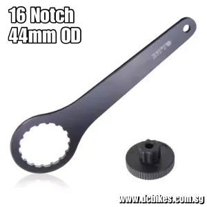 16 Notch 44mm OD Centerlock Disc Ring Wrench For Shimano Bottom Bracket BB T47 Tool