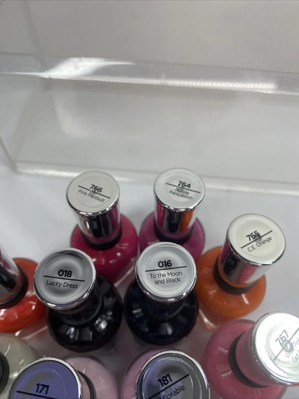 (16) Sally Hansen Salon Manicure Nail Polish Gel Finish No Repeats Bulk Lot