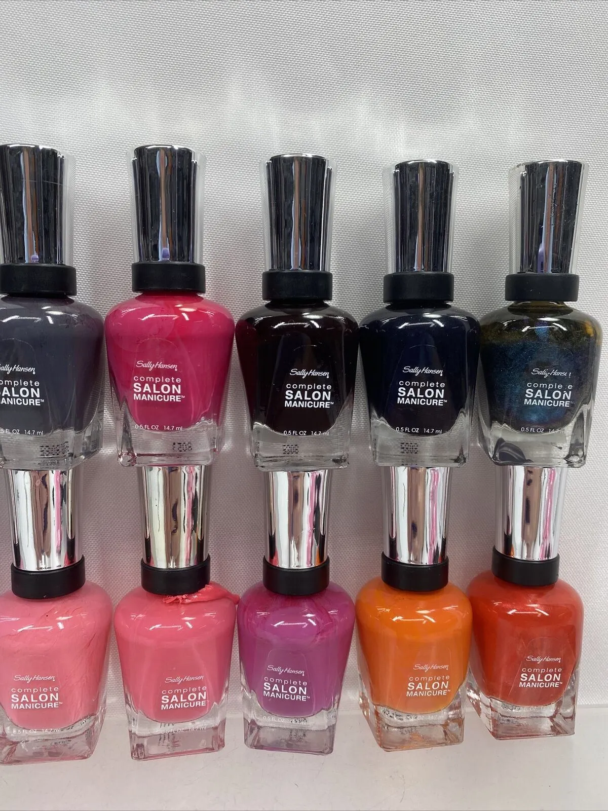 (16) Sally Hansen Salon Manicure Nail Polish Gel Finish No Repeats Bulk Lot