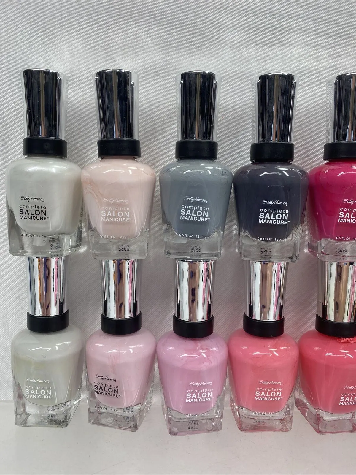 (16) Sally Hansen Salon Manicure Nail Polish Gel Finish No Repeats Bulk Lot