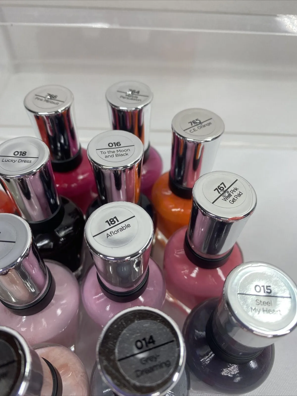 (16) Sally Hansen Salon Manicure Nail Polish Gel Finish No Repeats Bulk Lot