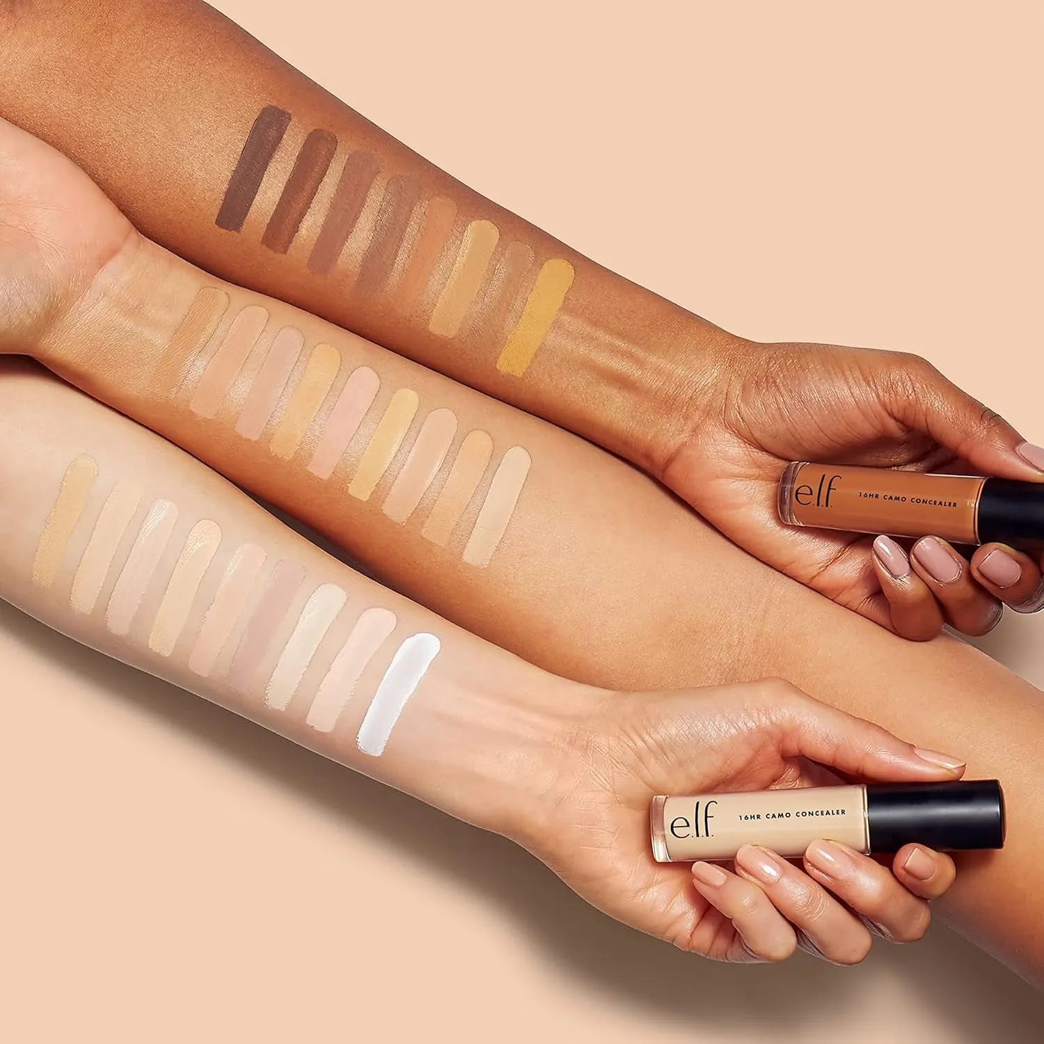 16HR Camo Concealer, Full Coverage, Highly Pigmented Concealer with Matte Finish, Crease-Proof, Vegan & Cruelty-Free, Light Ivory, 0.203 Fl Oz