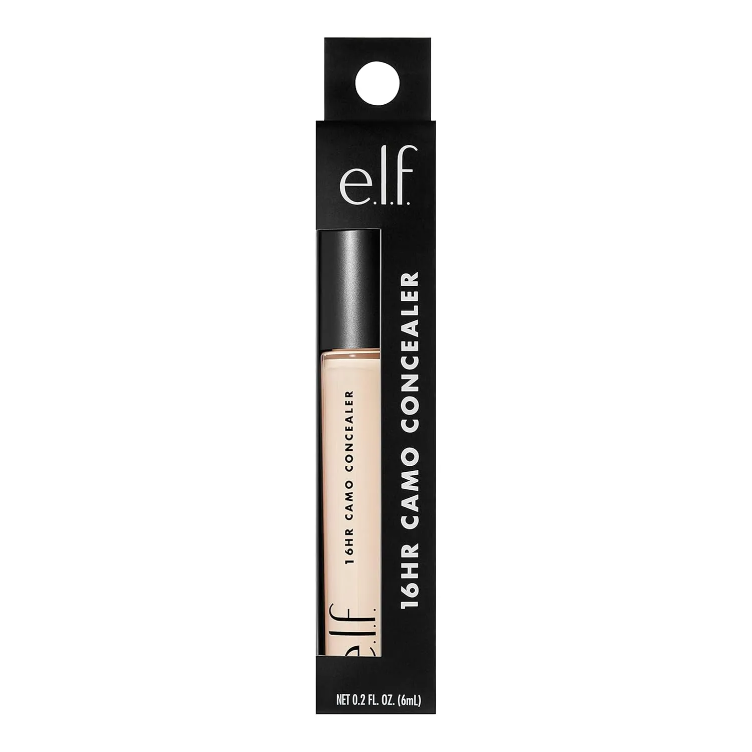 16HR Camo Concealer, Full Coverage, Highly Pigmented Concealer with Matte Finish, Crease-Proof, Vegan & Cruelty-Free, Light Ivory, 0.203 Fl Oz