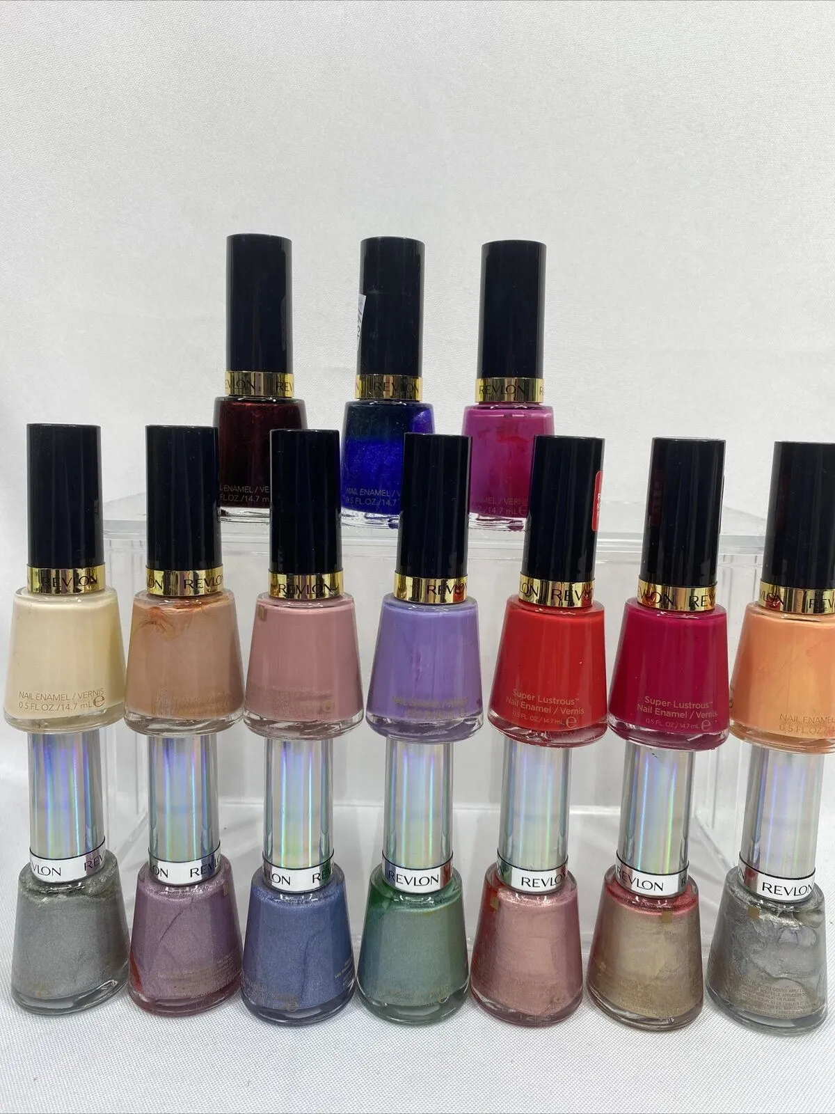 (17) revlon Super Lustrous Nail Enamel Polish No Repeats Bulk Lot HoloChrome