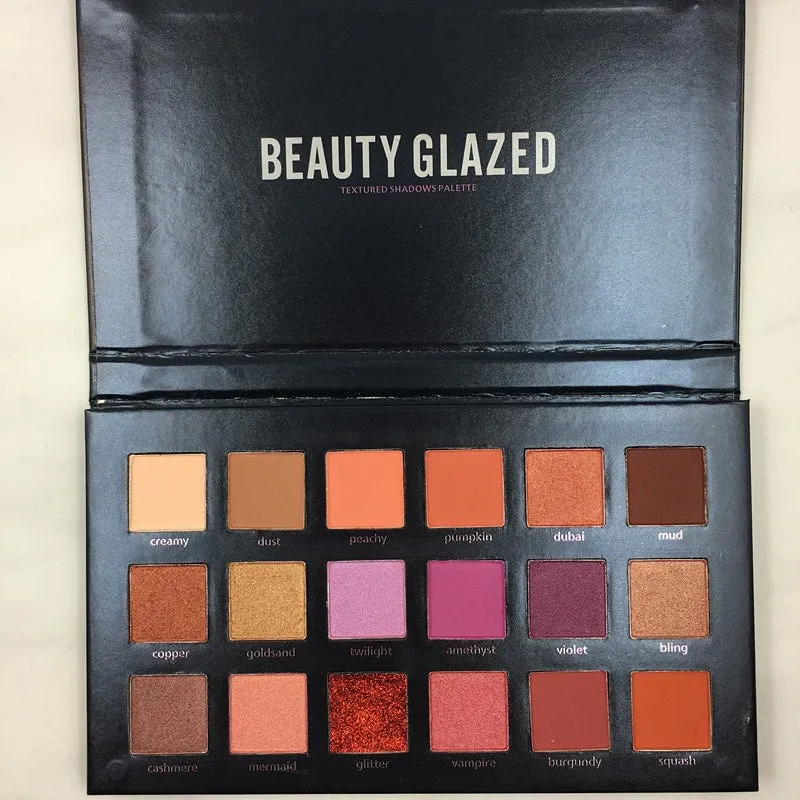 18 Color Shimmer Matte Diamond Glitter Eyeshadow