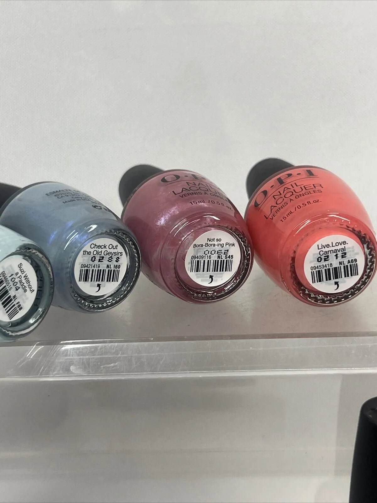 (18) OPI Nail Polish LACQUER  Color No Repeats O P I Nude Pink Red Blue Bulk Lot