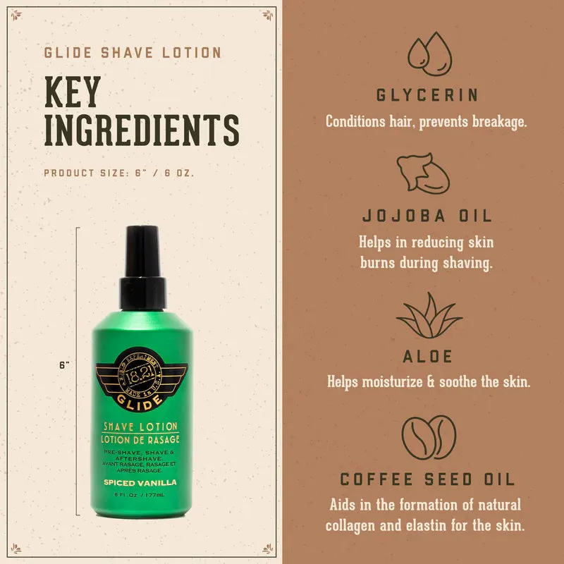 18.21 Shaving Cream Gel & Lotion - Spiced Vanilla