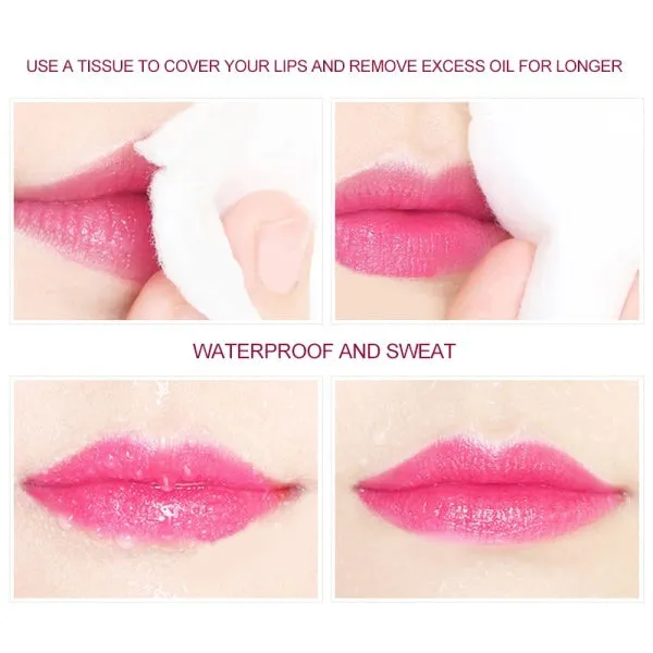 1pc Moisturizer lip balm  New Flower Temperature Change Jelly Lipstick