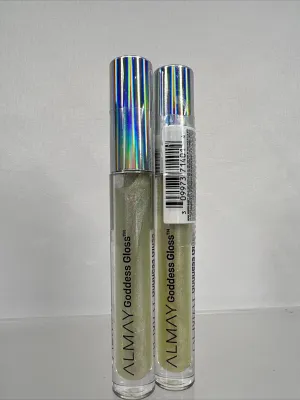 (2) Almay 100 Halo Goddess Gloss Lip Gloss Iridescent Pearl Shimmer