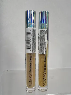 (2) Almay 200 Angelic Goddess Gloss Lip Gloss Iridescent Pearl Shimmer