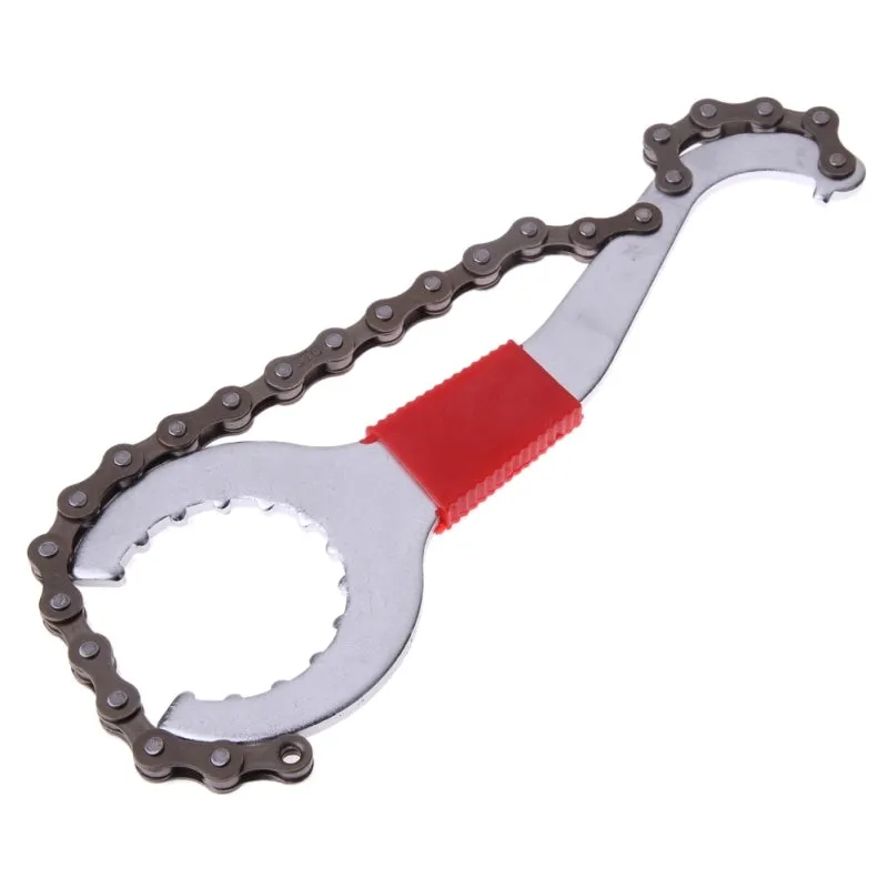 2 in 1 Cassette Chain Whip   Bottom Bracket BB Wrench Repair Tool