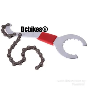 2 in 1 Cassette Chain Whip   Bottom Bracket BB Wrench Repair Tool