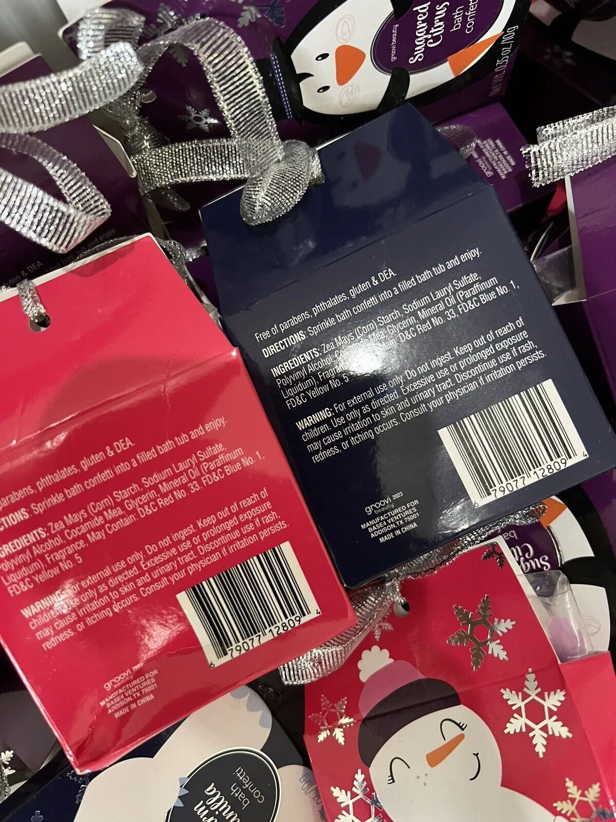 (20) Bath Confetti Fairy Snow Berry Sugar Citrus Shimmer Vanilla Bomb Easter Gif