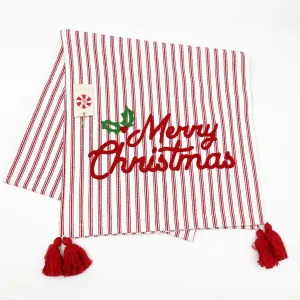$20.00 min 4 - MERRY CHRISTMAS TICKING TABLE RUNNER