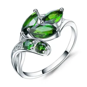 2.15ct Natural Chrome Diopside Gemstone Ring