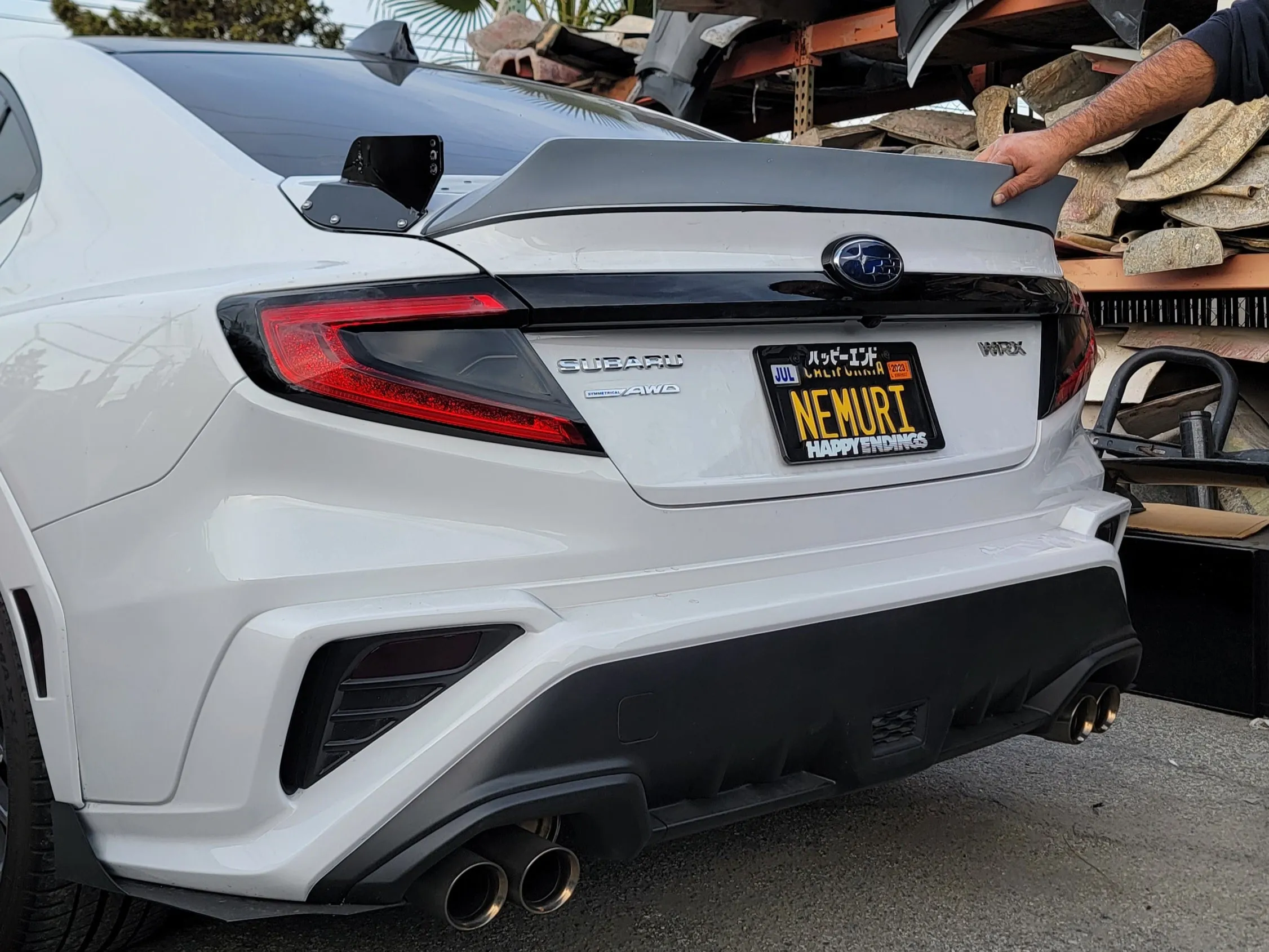 22  Subaru WRX (VB) Duckbill Spoiler