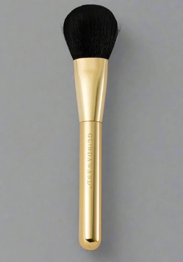 24ct Gold-Plated Makeup Brush by GlindaWand - Large Powder Brush No. 1
