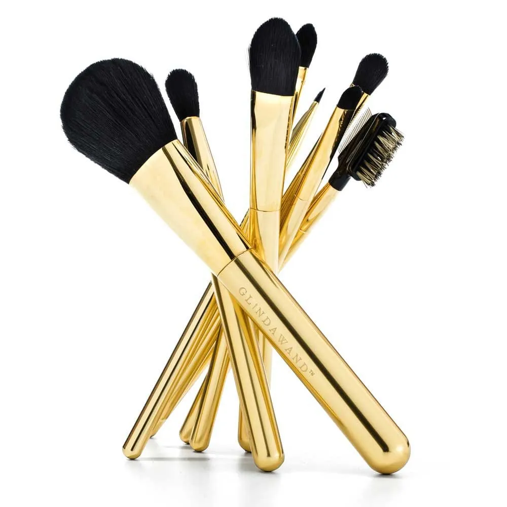 24ct Gold-Plated Makeup Brush by GlindaWand - Large Powder Brush No. 1